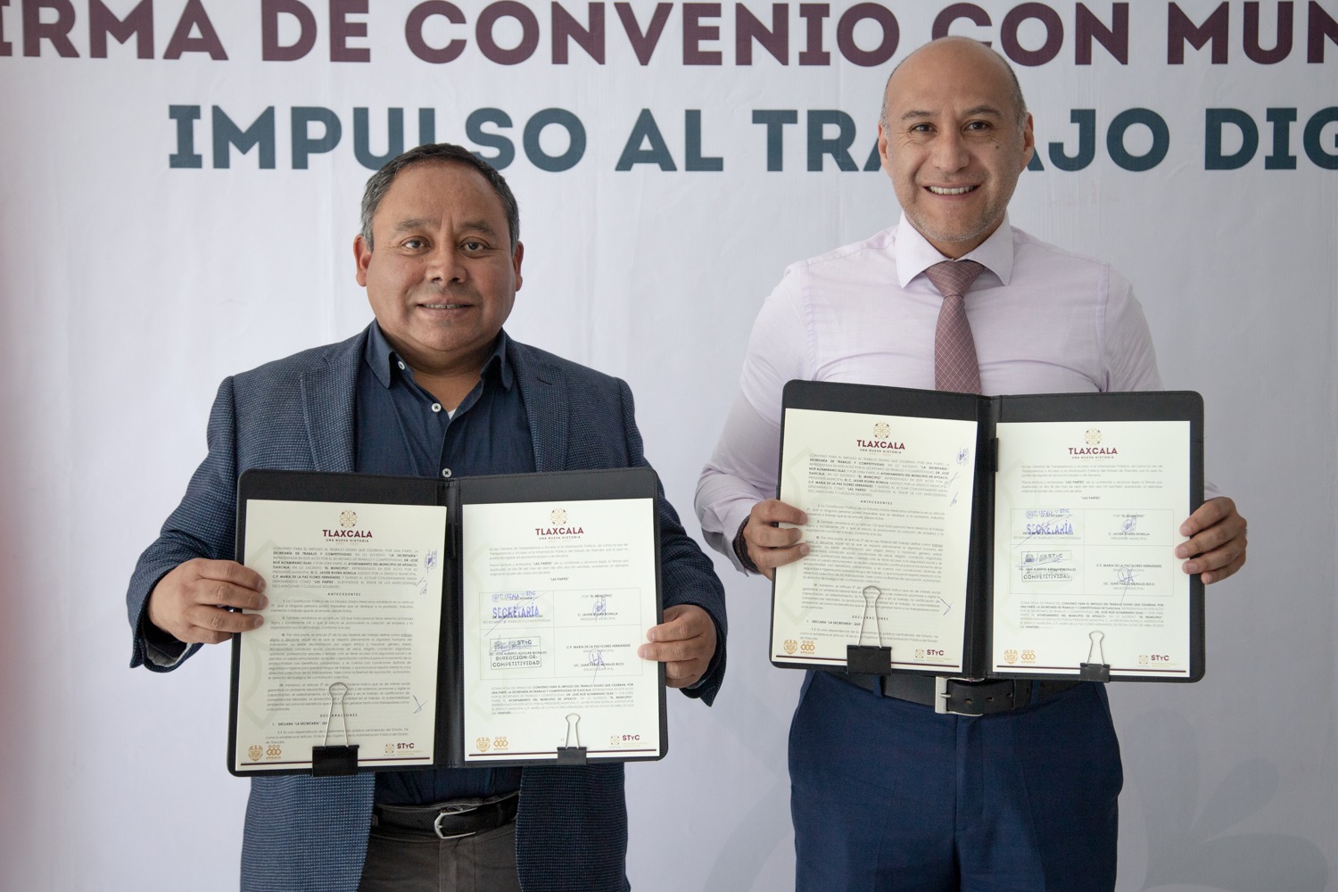 JAVIER RIVERA BONILLA ACERCA EL TRABAJO DIGNO AL PUEBLO DE APIZACO